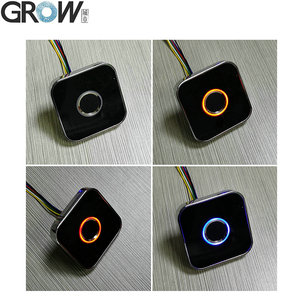 GROW R502-AW DC3.3V Ring LED custodia in lega di zinco modulo di impronte digitali sensore controllo accessi Arduino