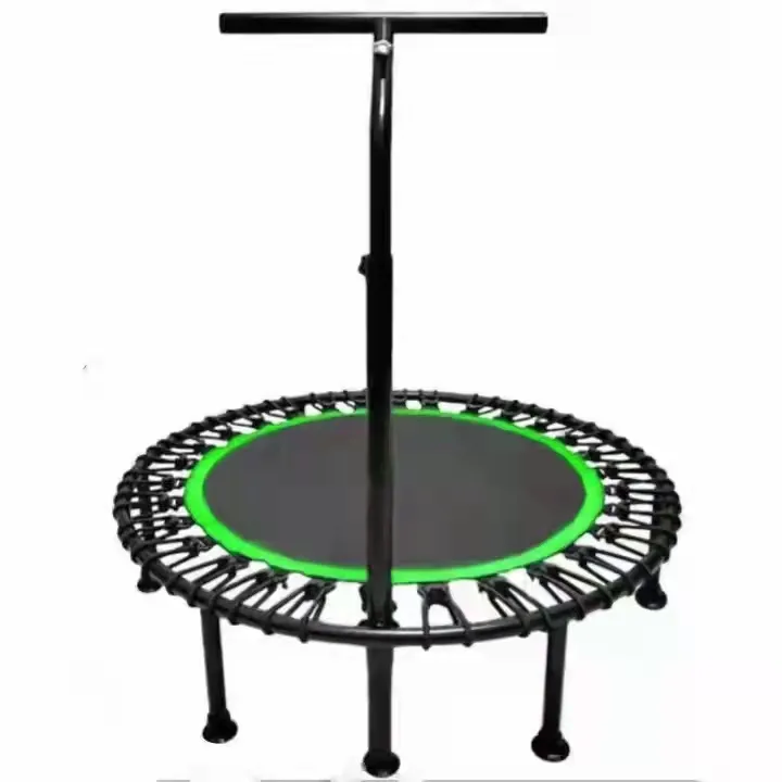 2023 listo para enviar 42 "Fitness trampolín Cuerdas elásticas carga máxima 200Kgs adultos niños interior gimnástico trampolín de salto