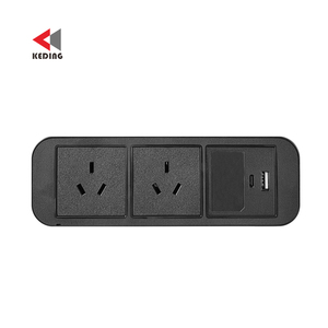 Embedded Australia AU <strong>Power</strong> Plug <strong>USB</strong> Type C Charging Recessed Flushed Mounted <strong>Power</strong> Strip Outlet <strong>Desktop</strong> Tabletop <strong>Power</strong> <strong>Socket</strong> - Product Image 1