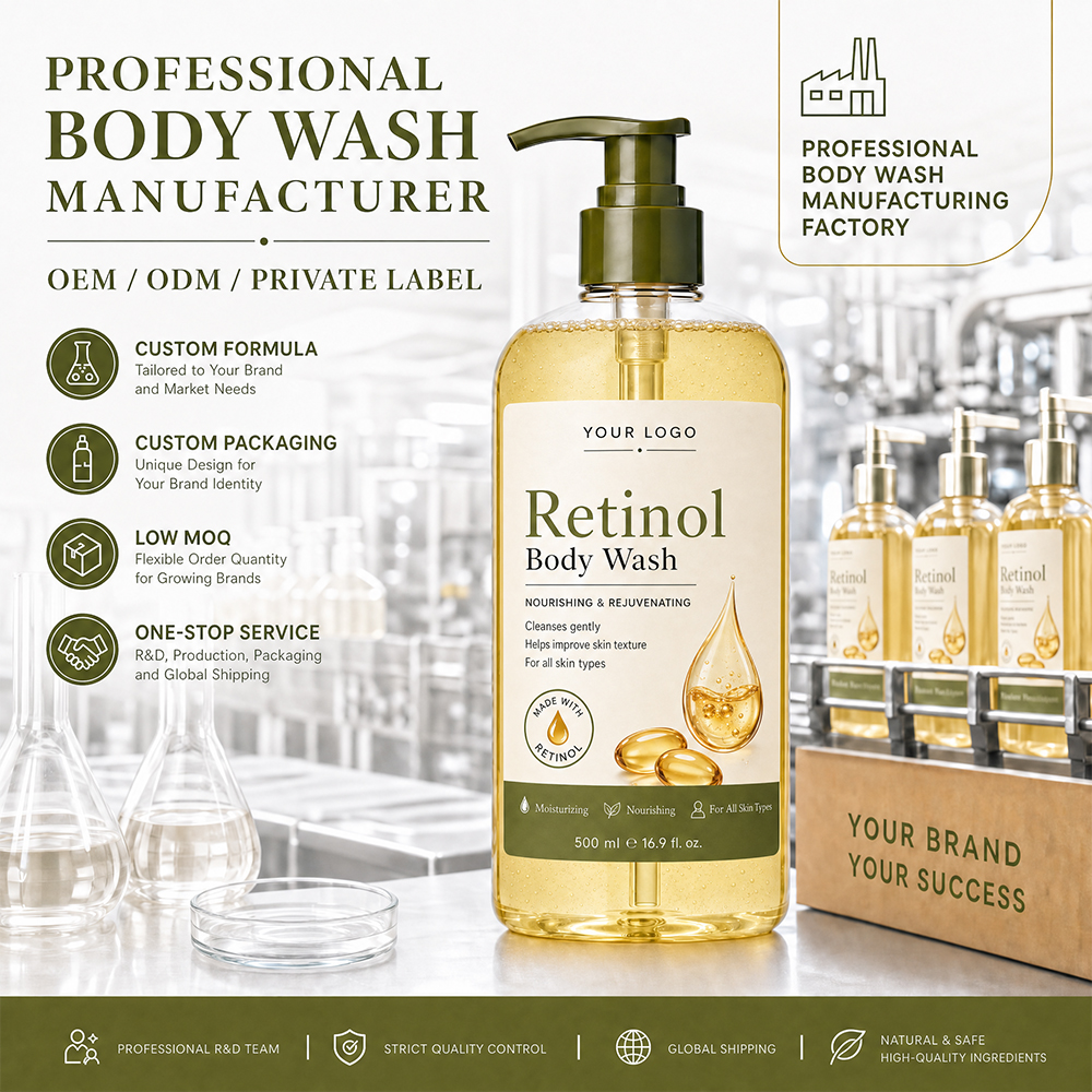 Gel douche au rétinol