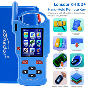 Lonsdor KH100 Blue Version Plus Hand-Ferns chl üssel programmierer 4-teiliges Universal-Fernbedienungen Neu hinzugefügtes indisches Diagnose tool - Product Image 2