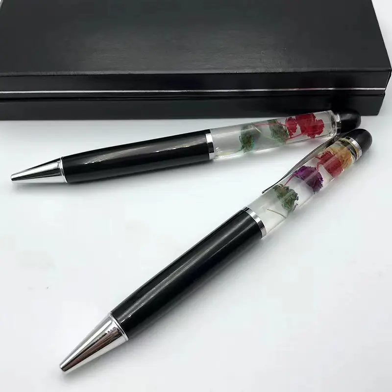Bolígrafo líquido personalizado, pluma flotante 2D y 3D para publicidad, escritura suave, líquido, regalo promocional
