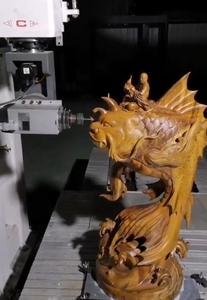 新设计1212台式数控5轴3D雕塑制造机3D模型制造机待售