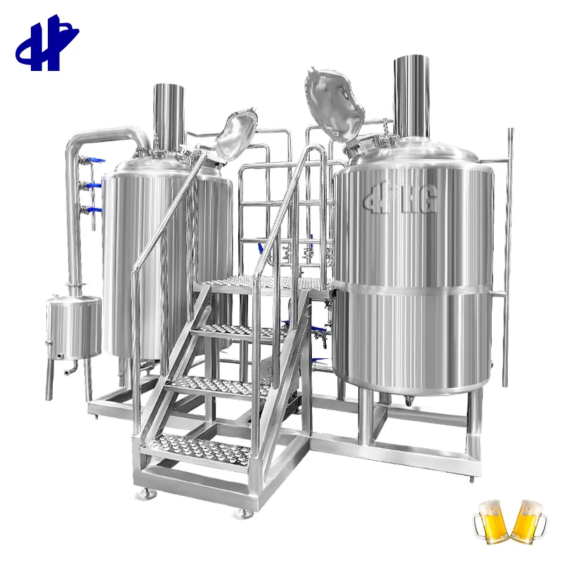 300L 400L 500L demlemek bira ekipmanları 800L taslak bira makinesi ale birası bira fabrikası tesisi için satış