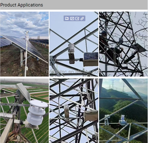 Lora lorawan GPRS 4G wifi 8 trong 1 môi trường không dây Trạm thời tiết với cảm biến ngoài trời màn hình cảm ứng datalogger cho lưới điện - Product Image 2