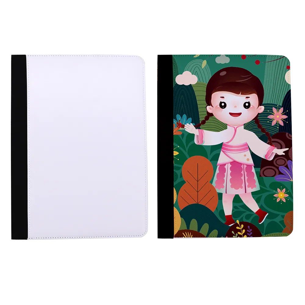 Wholesale Custom PU Leather Case for iPad Air 4 mini 6 smar Cover with Pencil Holder for iPad Pro 12.9 Sublimation Case