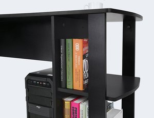 Escritorio de oficina moderno multifunción extensible plegable mesa de ordenador de oficina