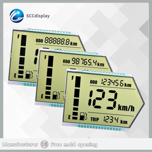 Custom 7 segmento Display LCD modulo SJXDGW014 HTN positivo Display per nuovi motocicli promozionali personalizzabili nuovo