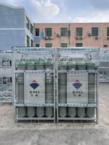 DOT TPED sertifikası, özelleştirilebilir gaz silindir rafı ile uyumlu azot, oksijen ve Argon gaz silindirleri. - Product Image 2