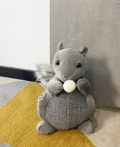 23cm Animal Plush <strong>Squirrel</strong> Toy Plush <strong>Squirrel</strong> Stuffed Toys Standing Posture Adhesive Door Draft Stopper - Product Image 5