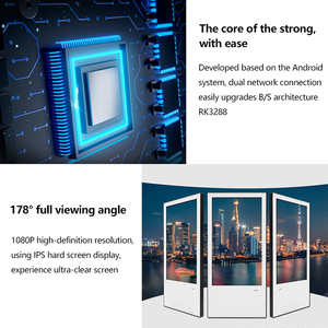Nuovo arrivo 21.5 pollici + 18.5 pollici doppio schermo Lcd Video Player interno ascensore pubblicità pannello Display Smart Modulare schermo - Product Image 3