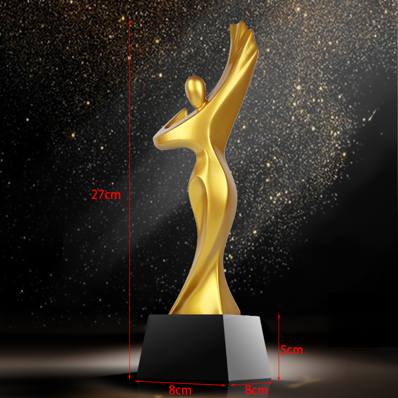 Shining Crystal gold resin trophy cup championship <strong>award</strong> resin sports trophy custom Souvenir gift School <strong>Awards</strong> - Product Image 2