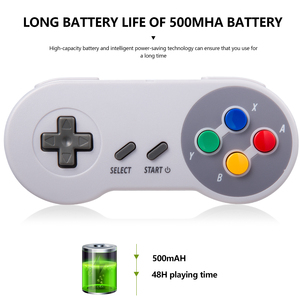 Wireless SNES Controller <strong>Gamepad</strong> + 2.4GHz USB Receiver Compatible with PC MAC <strong>Raspberry</strong> <strong>Pi</strong> Linux Windows 7 8 10 11 - Product Image 5