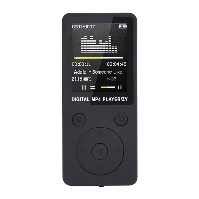 Dropshipping 휴대용 MP4 무손실 사운드 음악 플레이어 라디오 FM 레코더 메모리가없는 MP3 워크맨 미니 플레이어