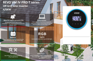 SOROTECオフグリッドホームソーラーインバーター4/6KW最大PV入力電流27A REVO VM IV PROTソーラーインバーター - Product Image 5