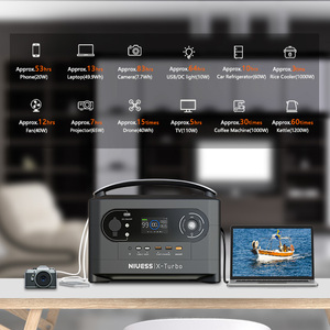 High-Capacity 700W Portable Lithium Solar Power Station AC DC <strong>Output</strong> for Camping &amp; Industrial Use with USA/UK/Brazil Sockets - Product Image 4