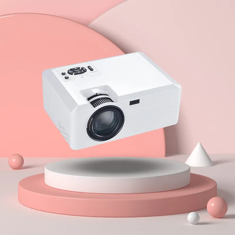 Miniproyector de vídeo para cine en casa, dispositivo de proyección portátil de 720P, 1080P, para películas y vídeos al aire libre