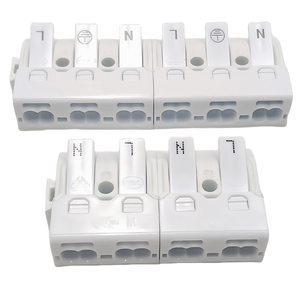 2イン4アウトプレス端子P02-M2スーパースリムクイックコネクタ端子ブロックを直接挿入 - Product Image 1