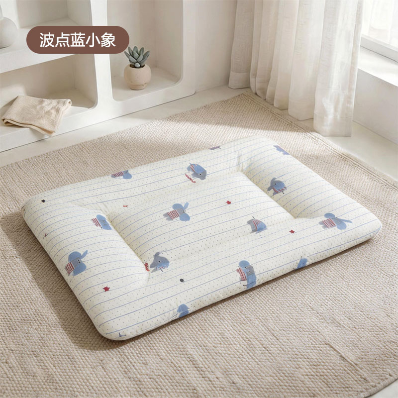 Four Seasons Fabric Mat - Polka Dot Blue Elephant