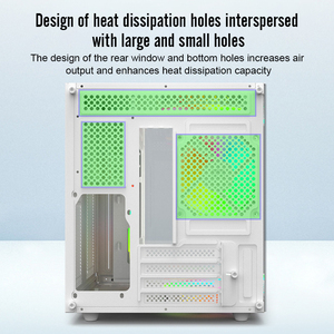<strong>Factory</strong> Hot Selling <strong>Design</strong> <strong>Computer</strong> Casing Pc Atx <strong>Computer</strong> White Case Pc Cabinets - Product Image 5