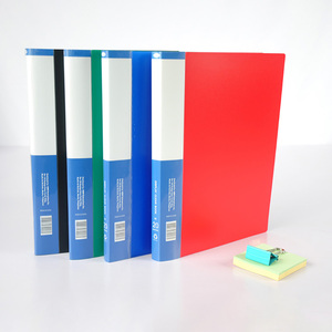 清除新文档展示书Fc尺寸20口袋PP塑料文件夹 - Product Image 3