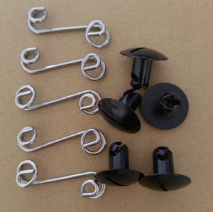Dzusファスナー13/32 x.500特大ヘッドボタン1-3/8 \ "春の自動車部品 - Product Image 1