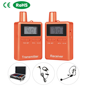 Rich Age Full Duplex Wireless <strong>Intercom</strong> <strong>System</strong> 2403-2483Mhz Duplex Communication Wireless <strong>Radio</strong> Transmitter and Receiver - Product Image 2