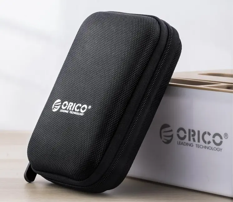 ORICO-Bolsa de protección de disco duro externo portátil de 2,5 pulgadas, funda protectora HDD de doble capa para disco duro portátil de 2,5 pulgadas