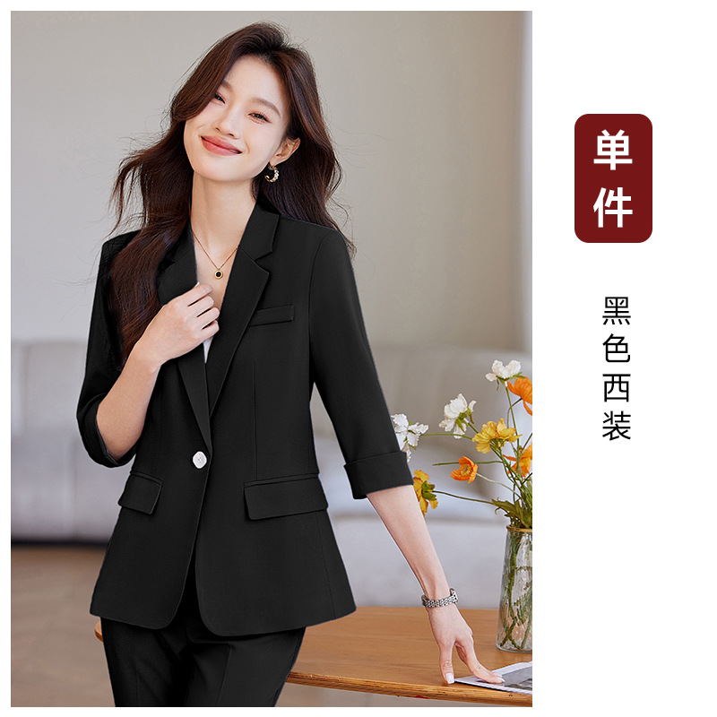 black suit