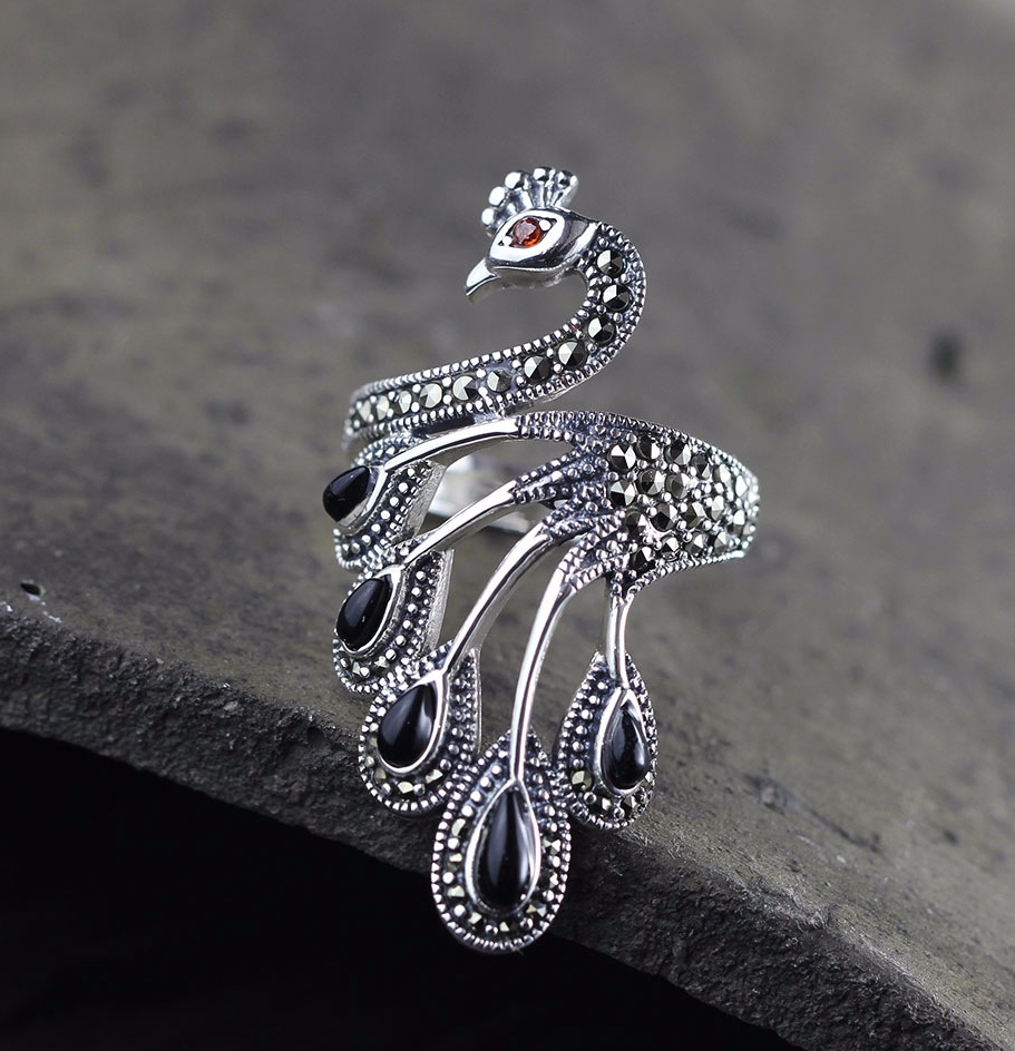 bague paon 3