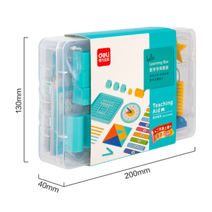 Deli 74331 matematik öğrenme alet takımı öğrenci matematik operasyon mantık bilişsel öğretim araçları karton başına 48 takım - Product Image 3