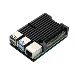 Lo más nuevo, la última caja de Raspberry Pi 5, carcasa de aleación de aluminio, ventilador de refrigeración, caja de frambuesa para Raspberry Pi 4 5, caja de armadura