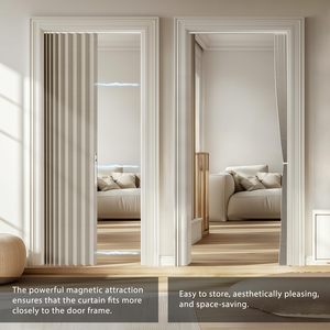 Rèm cửa gấp, lắp đặt đường ray dính 1 rèm cửa ngăn sáng 100%, thích hợp cho phòng ngủ, tủ quần áo, phòng nội thất - Product Image 3