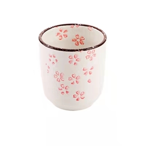 粉色马克杯瓷制茶具升华杯日本陶瓷可重复使用咖啡杯陶瓷咖啡杯150毫升