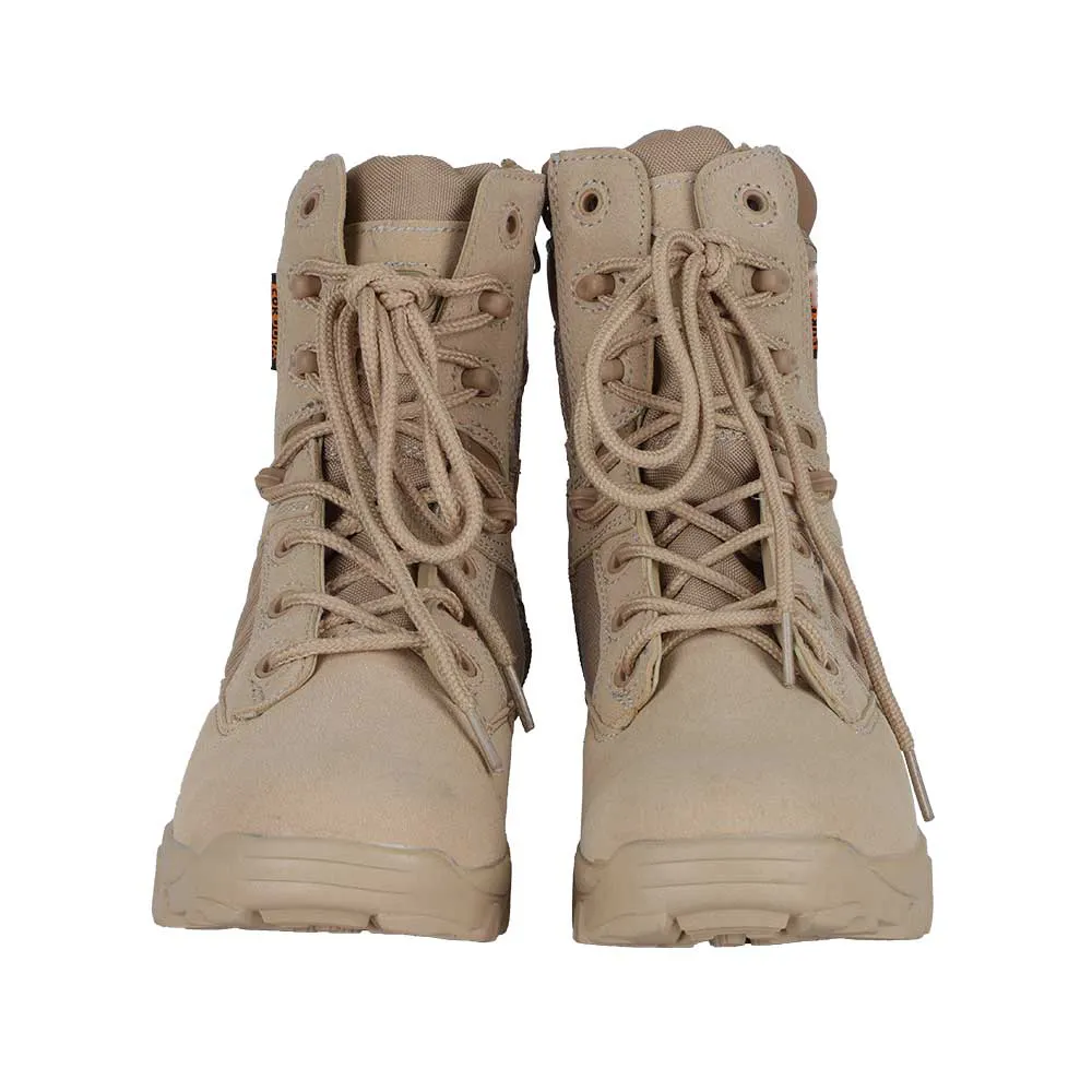 Botas tácticas antideslizantes de microfibra para hombre, impermeables, doble seguridad, para el desierto, para exteriores, jungla