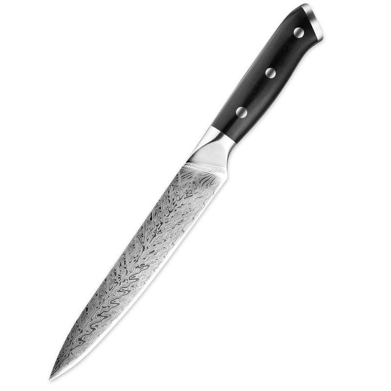 Cuchillo de carnicero negro de 8 pulgadas