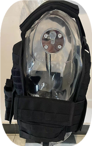 Gilet portante per piastra d'assalto regolabile tattico 900D oxford a sgancio rapido molle nero - Product Image 3