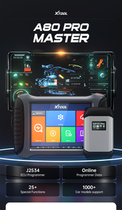 Original XTOOL A80 Pro Master Car Diagnostic Tools VCI J2534 Programmer ECU <strong>Coding</strong> <strong>Free</strong> Update Online H6 Pro Master - Product Image 5