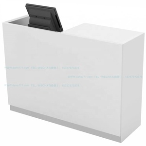 Mesa de cajero para ordenador de supermercado, estante de exhibición para tienda, restaurante - Product Image 1