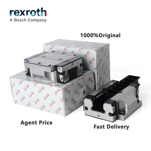 <strong>Original</strong> Germany Rexroth R165141420 <strong>Linear</strong> <strong>Guide</strong> <strong>Blocks</strong> Sliding Carriage Roller Bearing <strong>Block</strong> CNC Parts Kit Speed Fast Bearings - Product Image 2