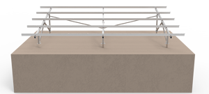 镀锌钢太阳能地面安装轨太阳能电池板支撑系统 - Product Image 2