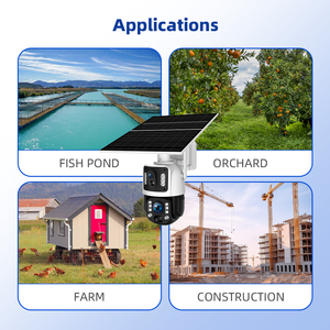 Ubox 4G Mạng Năng Lượng Mặt Trời Pin Máy Ảnh 36X Tùy Chọn Zoom Ống Kính Kép Xem PIR AI Con Người Phát Hiện 15600MAh Pin Góc Rộng - Product Image 6