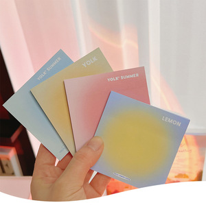 Memo Pad yapışkan not sevimli renkli özel şekiller 3*3 inç okul günlüğü yazma notları için - Product Image 1