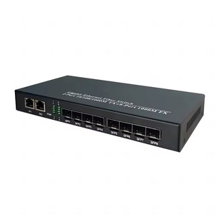 ISP IOTCCTVカメラ用2 1000MRJ45ポートファイバースイッチ付きOEM 8ポートSFPスイッチ10/100/1000M - Product Image 1