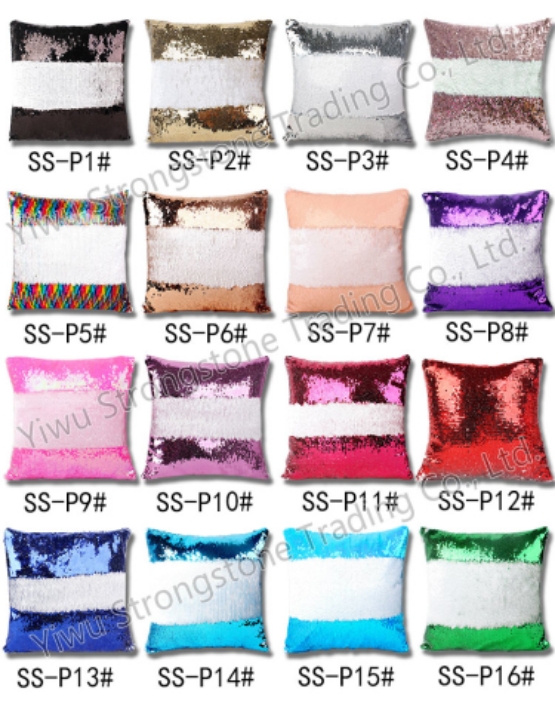 Sequin color card