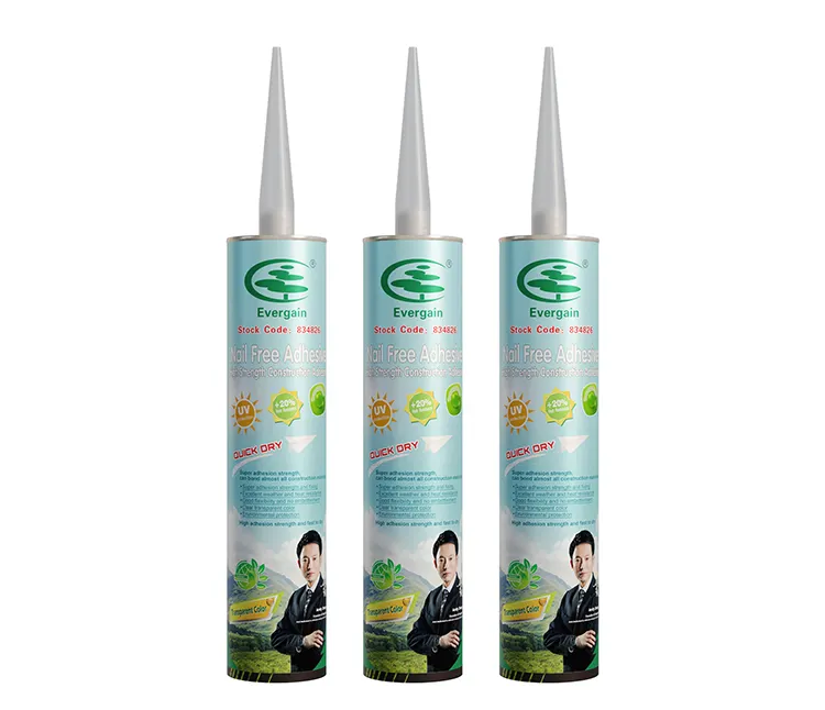 White Color Fast Dry Nail Free Sealant Construction No More Nails Sealant Glue OEM Liquid Nails Adhesive