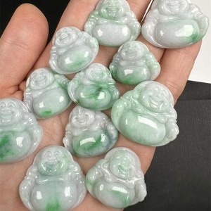 Random Size Buckle <strong>Jade</strong> Buddha Pendant - Product Image 1