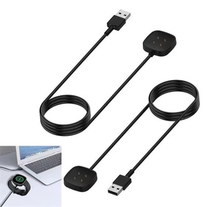 Fitbit Versa 4 için akıllı saat manyetik şarj kablosu 3 sense 2 1 yedek USB şarj beşiği yerleştirme standı tel - Product Image 6