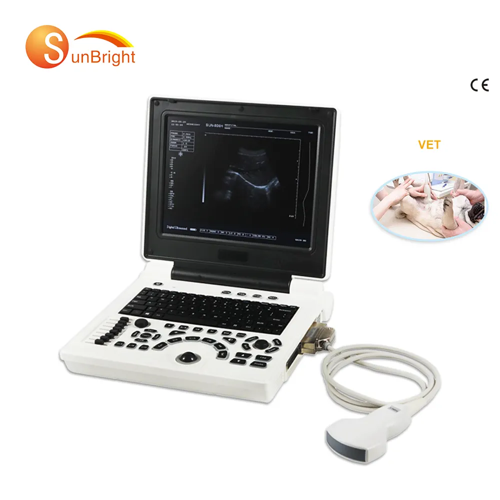 Grands animaux instruments de diagnostic ultrasonique mode B numérique SUN-806H ultrasons vétérinaires en vente