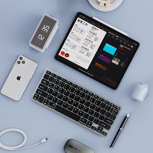 2.4G Wireless Dual Mode Mini <strong>Keyboard</strong> and <strong>Mouse</strong> Combo <strong>with</strong> Scissor Foot Flat Panel USB Interface for ipad PC &amp; Laptop - Product Image 3